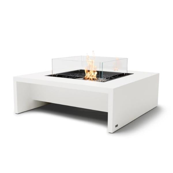 Mojito 40 Fire Pit Table in Bone Color With Fire Screen