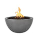 The Outdoor Plus Luna Concrete Fire Pit In Natural Gray