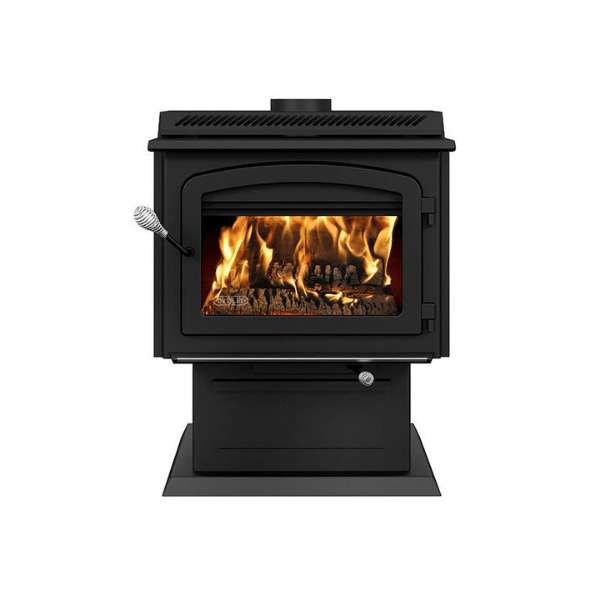 Drolet HT-3000 Wood Stove DB07300 In White Background Front View