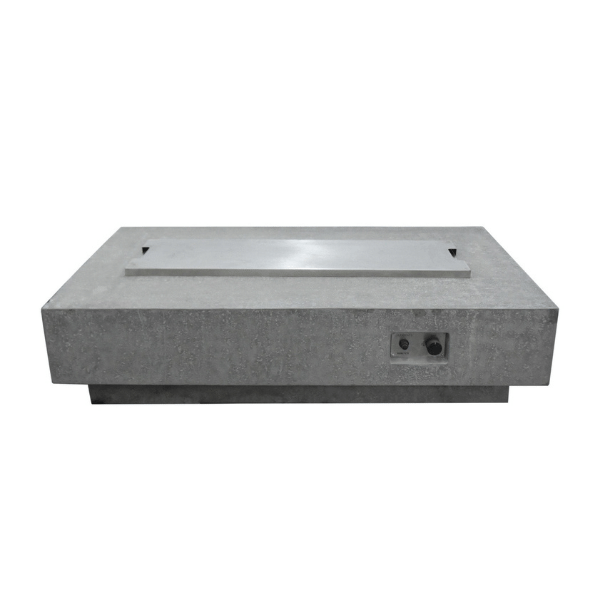 Elementi Hampton Fire Pit With Stainless Steel Lid On Top