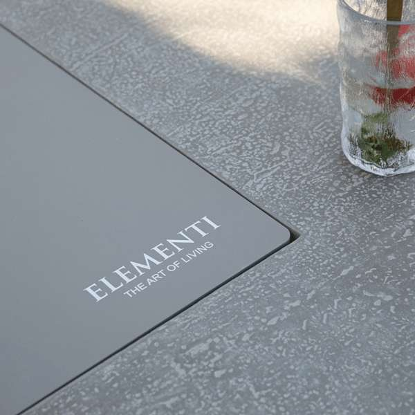 Elementi Plus Riviera Fire Table OFG415LG Cover and Texture Close Up