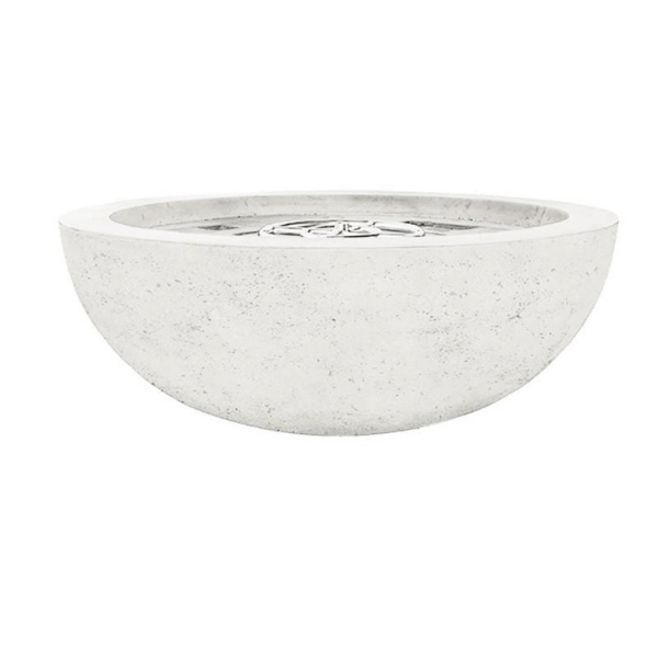 Prism Hardscapes Moderno 4 Gas Fire Bowl Ultra White