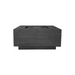 Prism Hardscapes Tavola 2 Concrete Gas Fire Pit Ph 406 In Ebony On A White Background