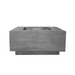 Prism Hardscapes Tavola 2 Concrete Gas Fire Pit Ph 406 In Pewter On A White Background