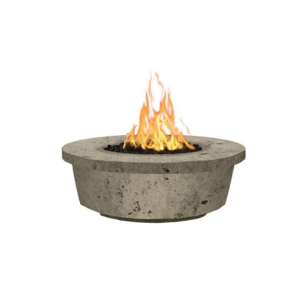     The Outdoor Plus Tempe 48_ Concrete Fire Pit In Rustic Moss Color