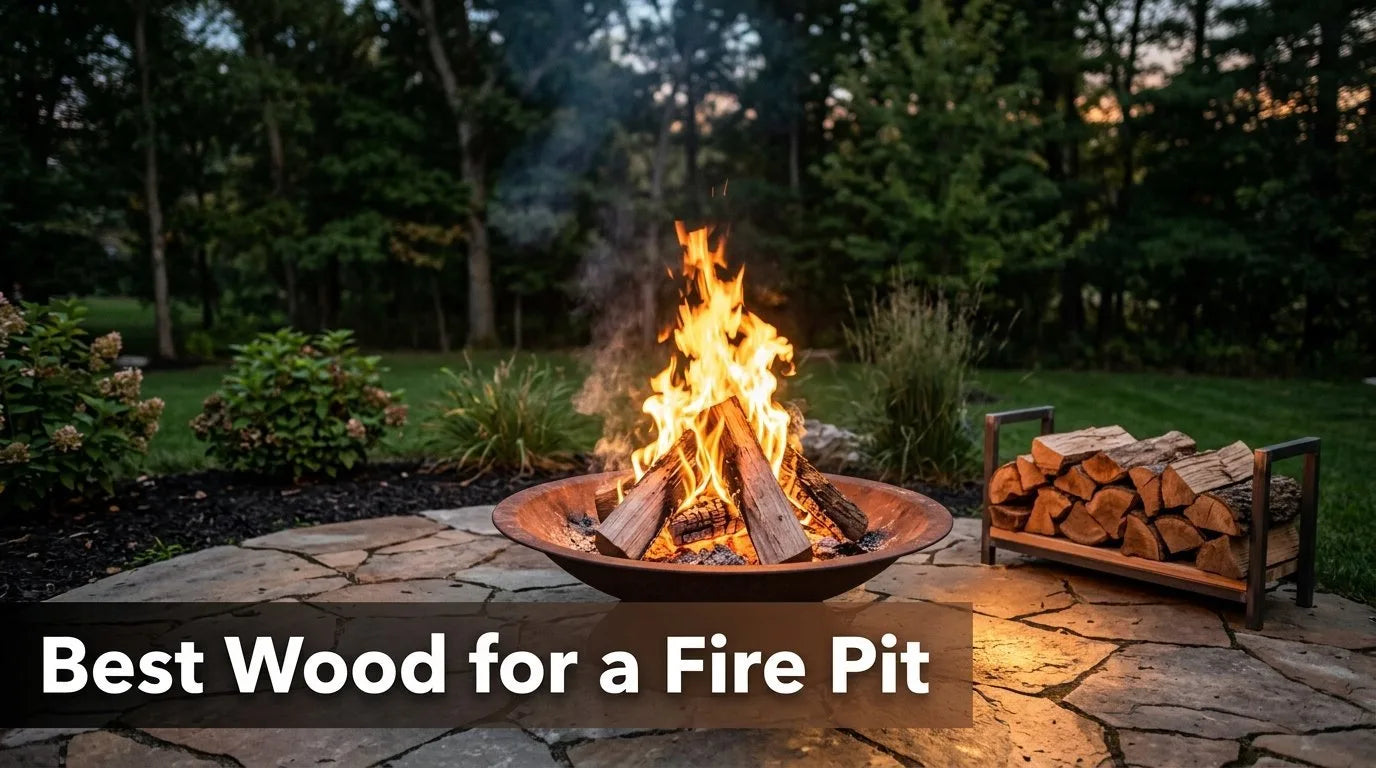 Best Wood for Fire Pit: Oak, Low-Smoke Types & Burning Tips