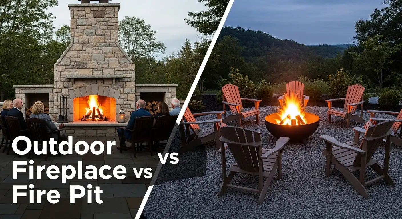 Outdoor Fireplace vs Fire Pit: Which One Is Right for You?