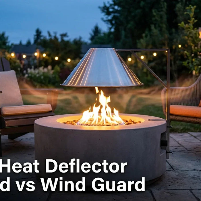 Fire Pit Heat Deflector vs Shield vs Wind Guard: Full Guide