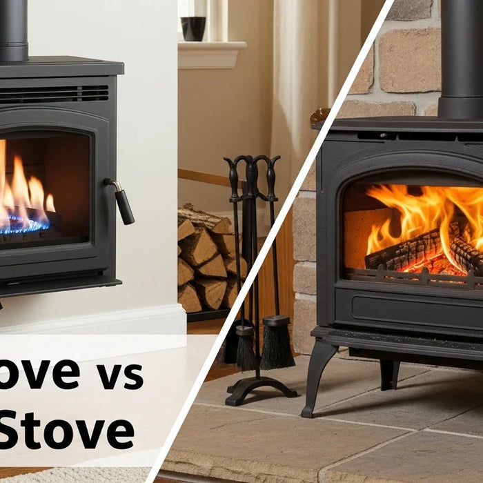 Gas stove vs wood stove comparison