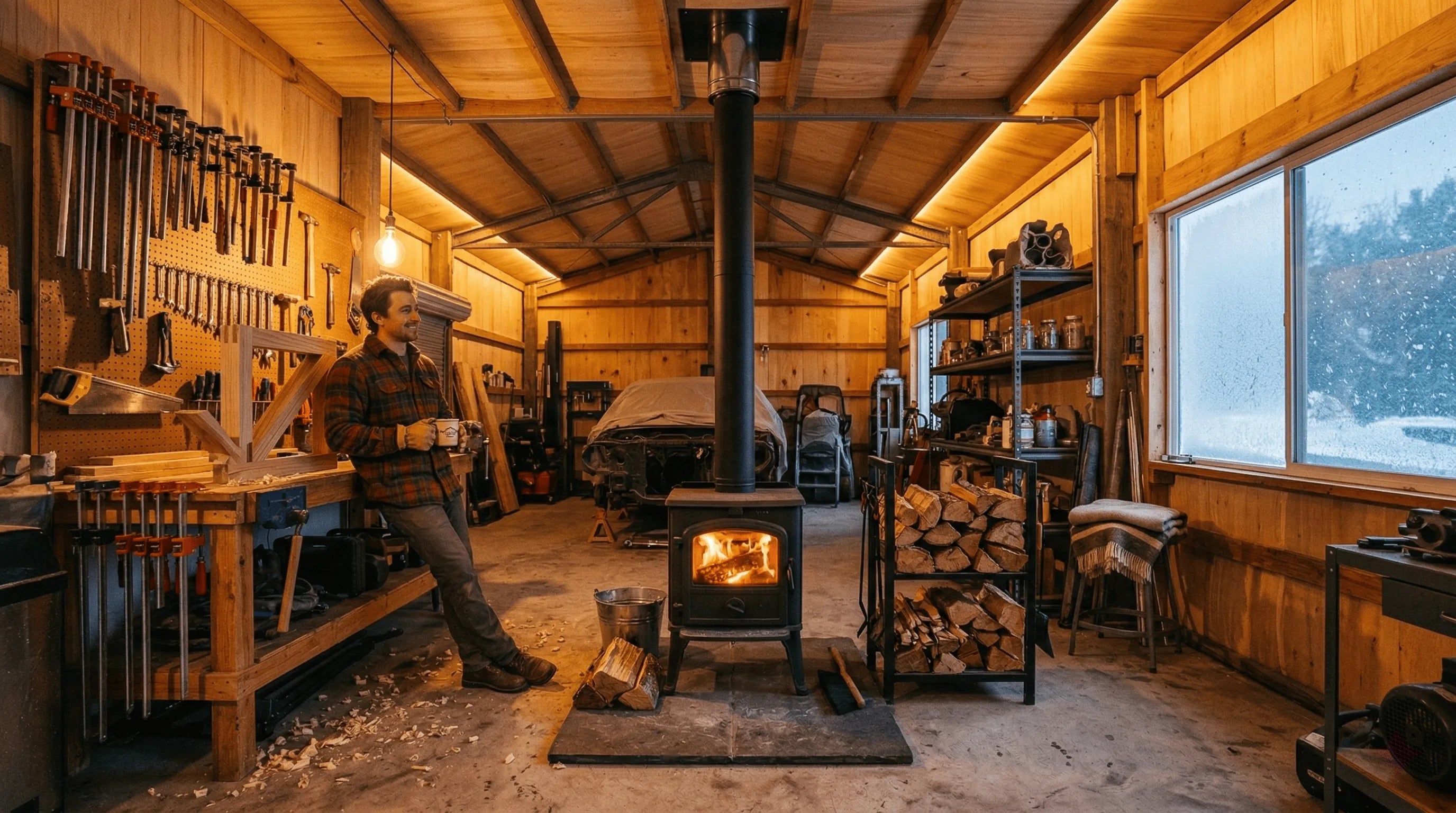 Best Garage Wood Stove: Safety, Sizing & Top Picks for Your Workshop
