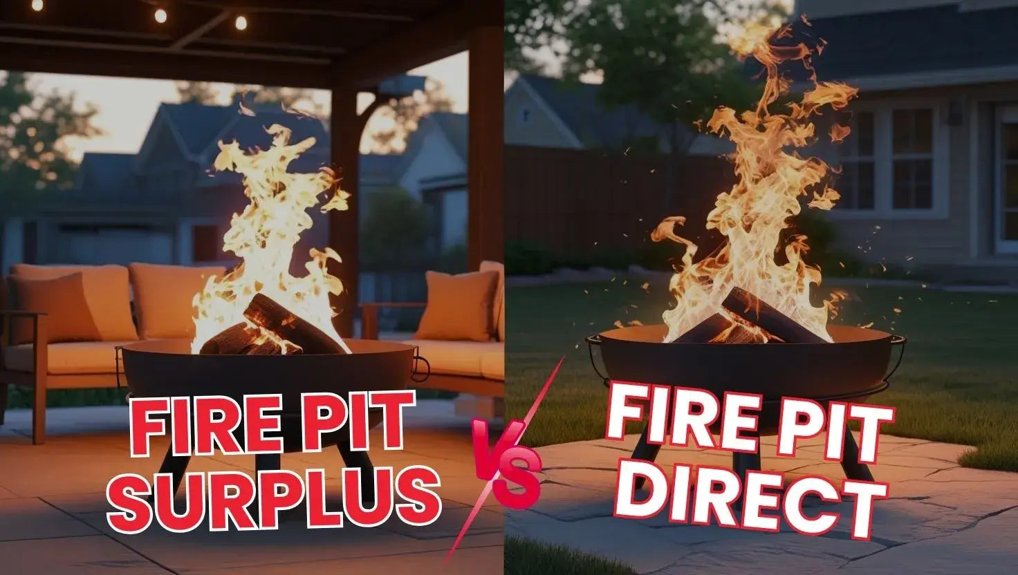 Fire Pit Surplus vs Fire Pit Direct: Which is Right for You?
