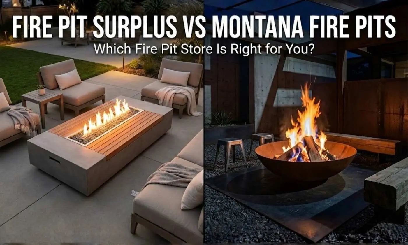 Fire Pit Surplus vs Montana Fire Pits: Best Online Fire Pit Store Comparison
