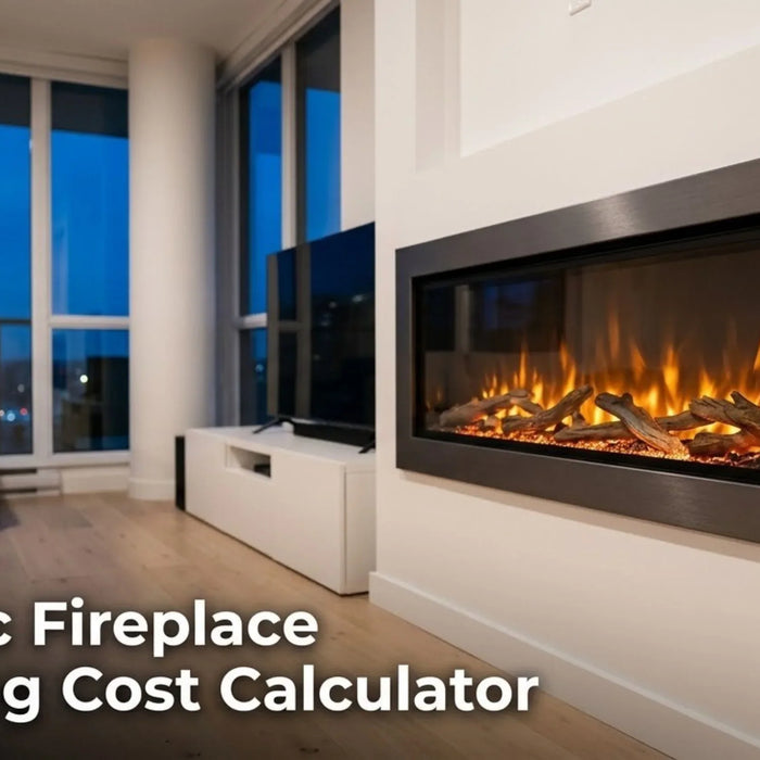 Electric Fireplace Running Cost Calculator: How Much Electricity Does It Use?