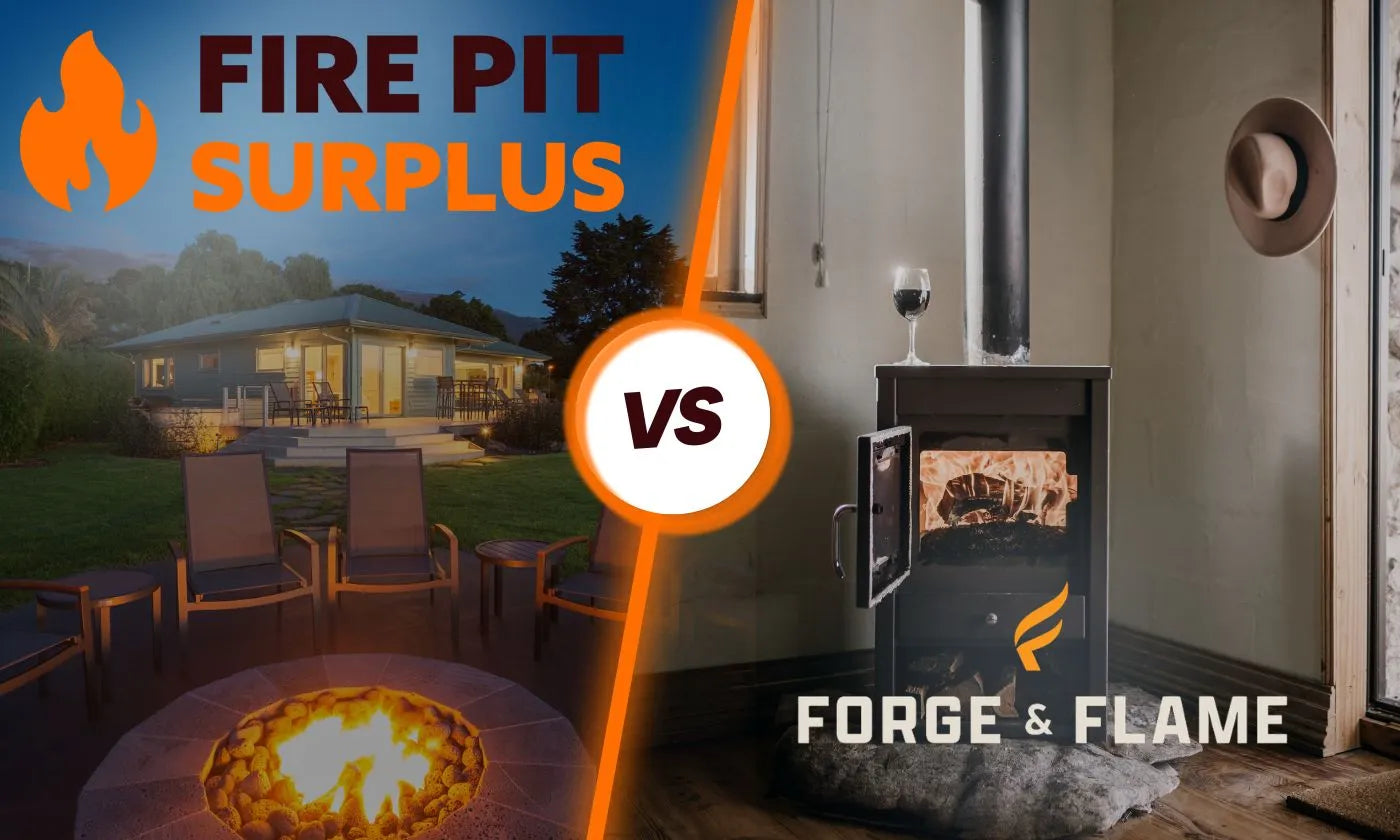 Fire Pit Surplus vs Forge and Flame: Which Is the Better Heating Retailer?