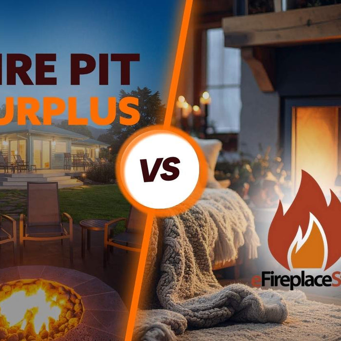 Fire Pit Surplus vs eFireplace Store: Which Fire Pit Retailer Is Right for You?