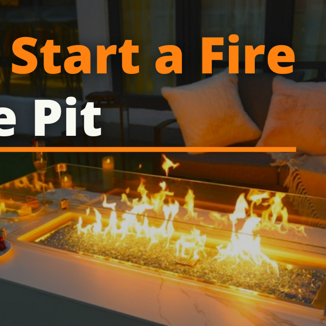 How to Start a Fire in a Fire Pit  (Step-By-Step Guide)