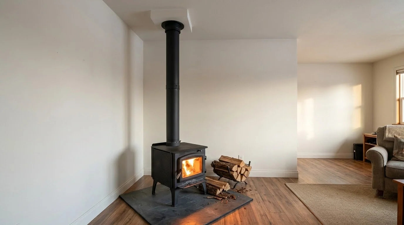 How to Install a Wood Stove Without a Chimney: The Complete Guide (2026)
