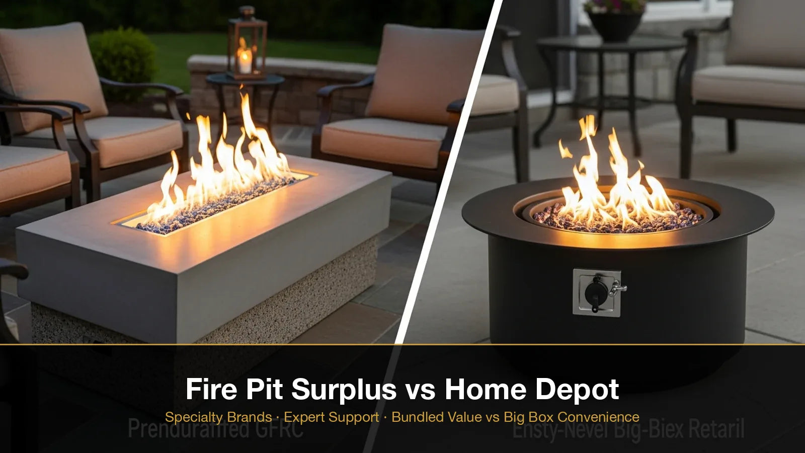 Fire Pit Surplus vs Home Depot: Specialty Retailer or Big Box for Your Backyard?
