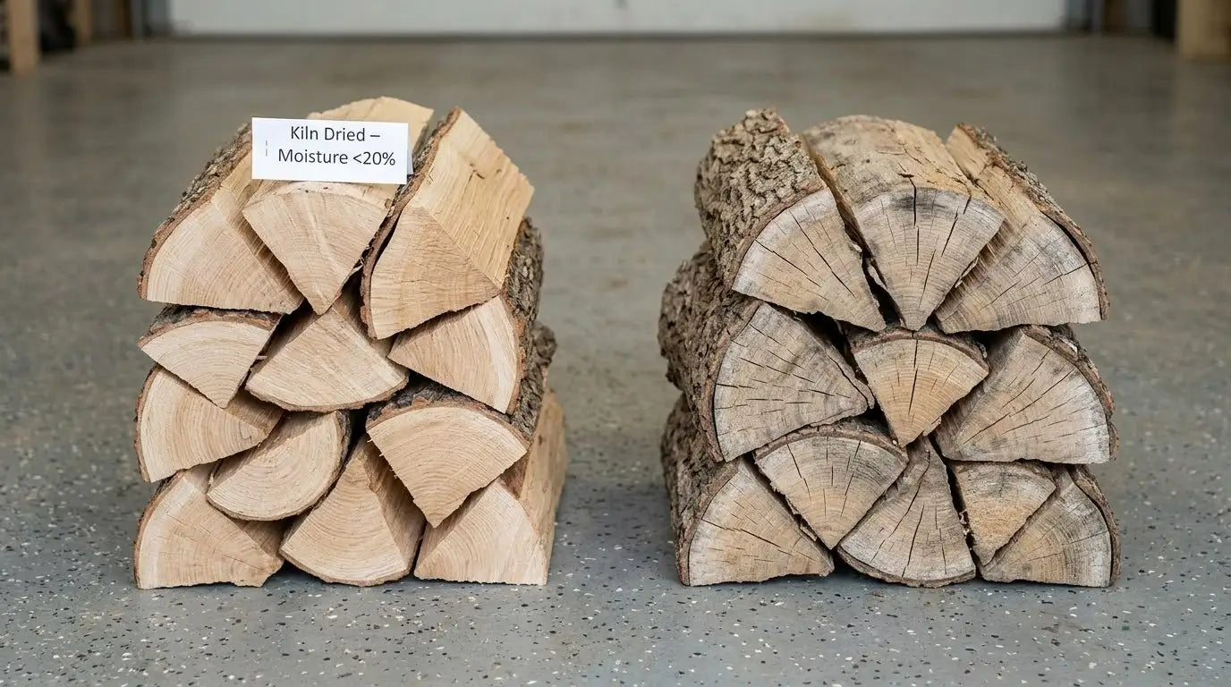 Seasoned vs. Kiln-Dried Firewood: The Full Comparison (2026)