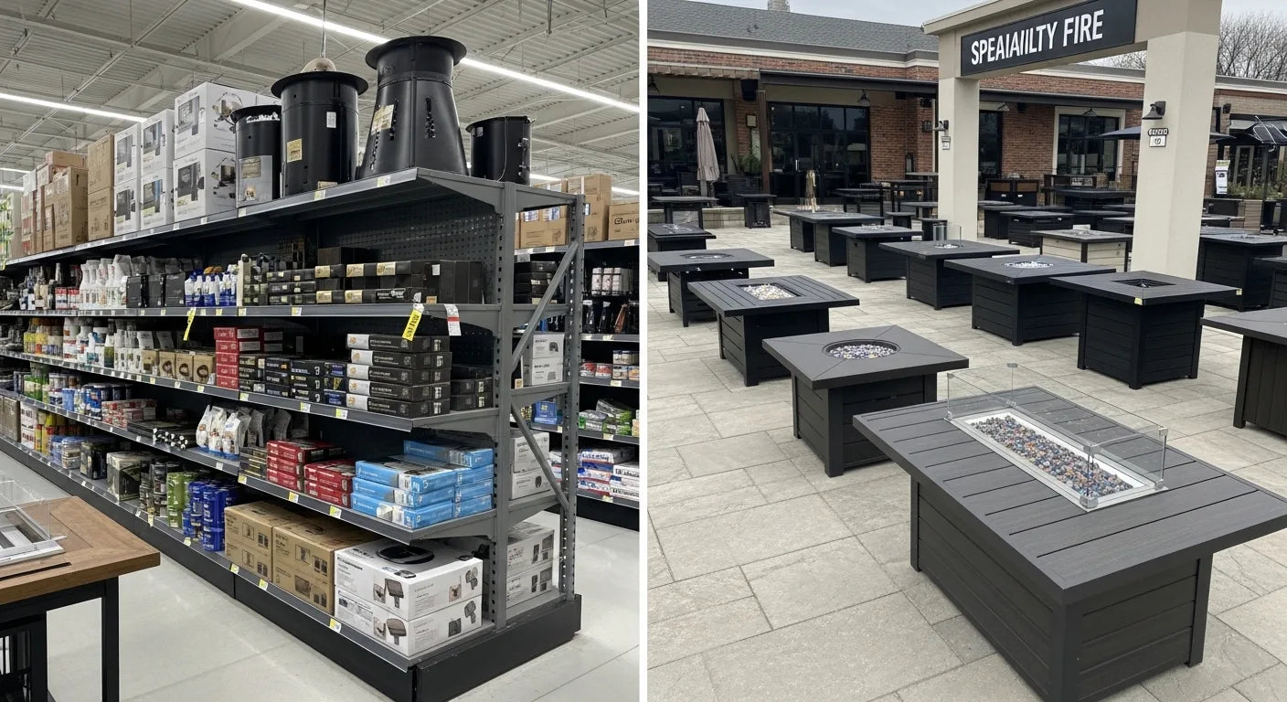 Menards Fire Pit vs Fire Pit Surplus: What the Comparison Actually Covers in 2026