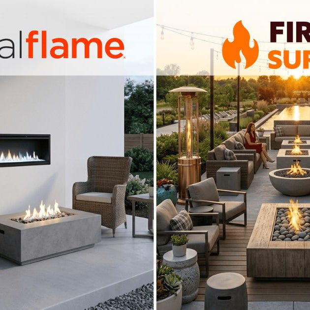 real flame vs fire pit surplus banner home page