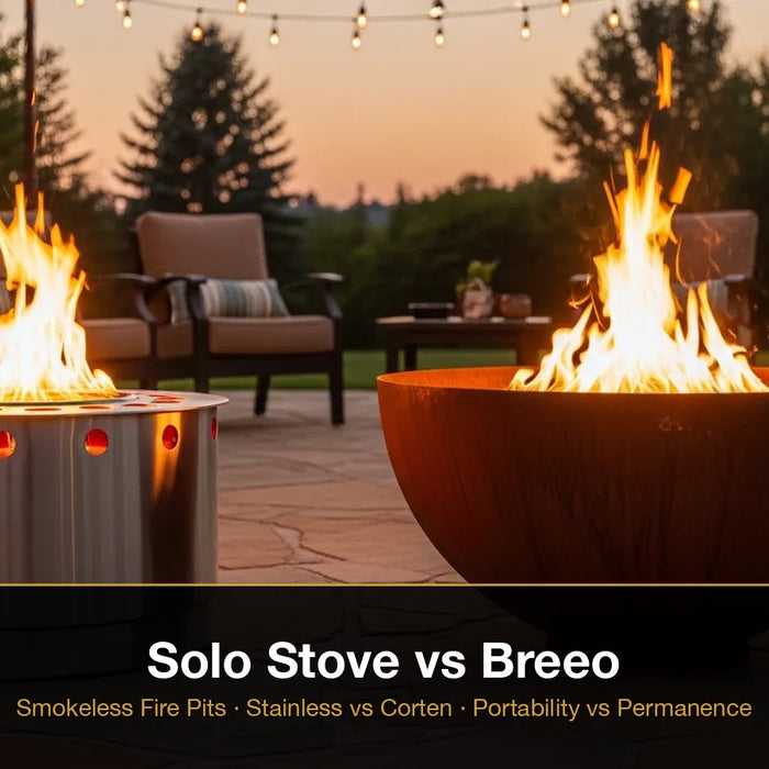 solo stove vs breeo fire pit compare