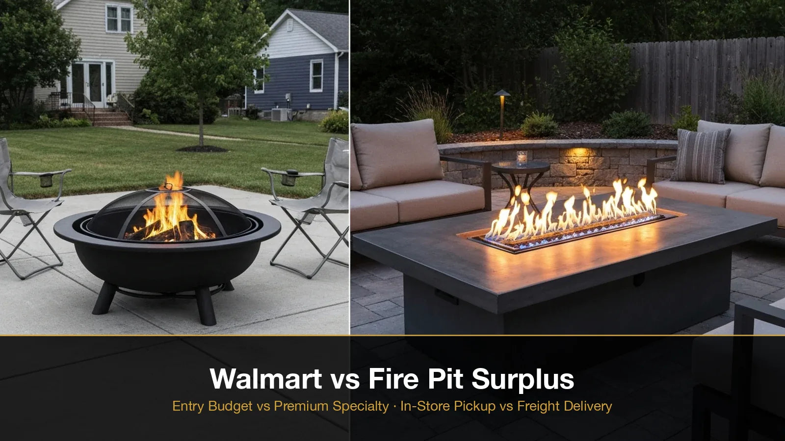 Walmart vs Fire Pit Surplus: Which Fits Your Fire Pit Budget in 2026