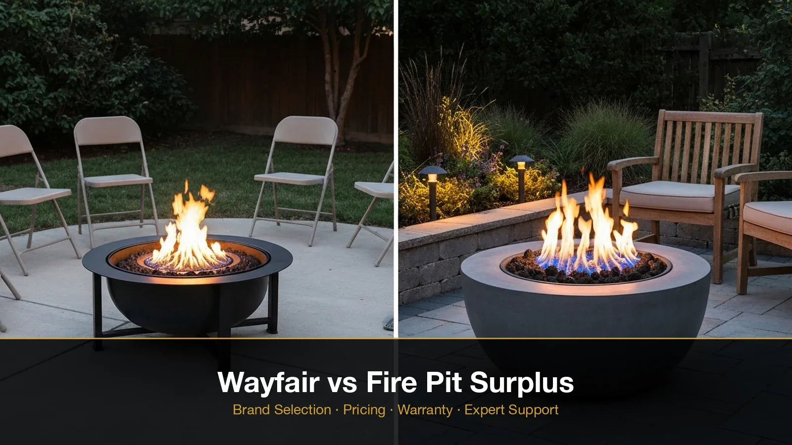 Wayfair vs Fire Pit Surplus: Which Online Retailer Should You Buy a Fire Pit From?