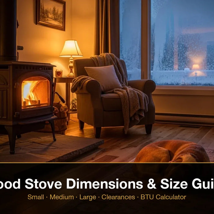 Wood Stove Dimensions and size Guide
