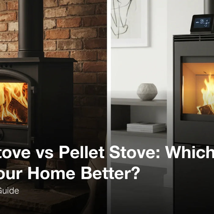 Wood stove vs pellet stove side by side comparison for home heating decision