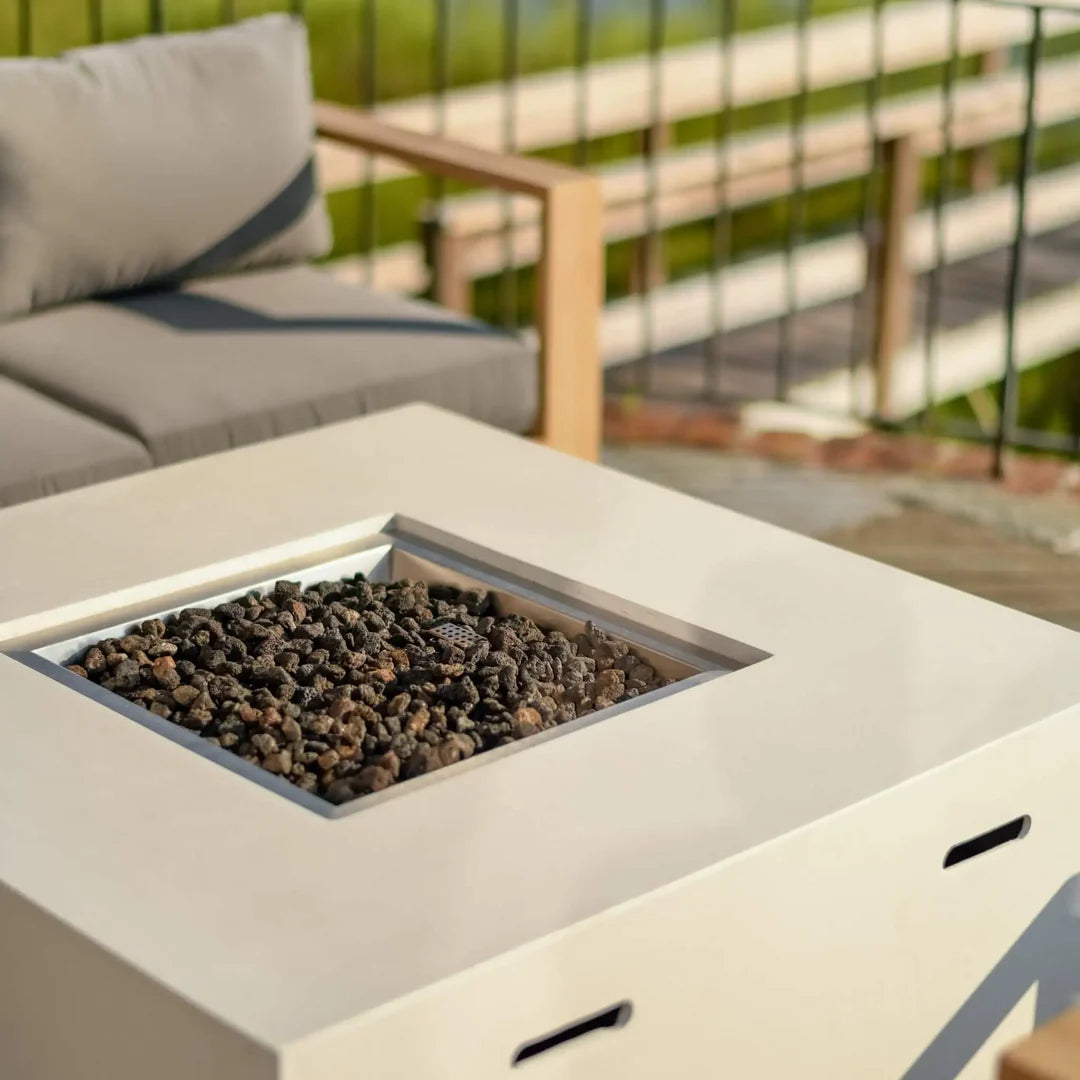 Starfire Designs Beton Square Concrete LPT Fire Pit