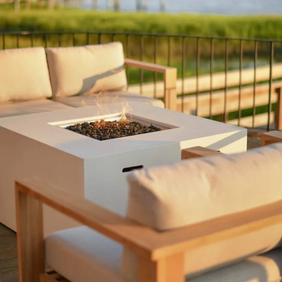 Starfire Designs Beton Square Concrete LPT Fire Pit