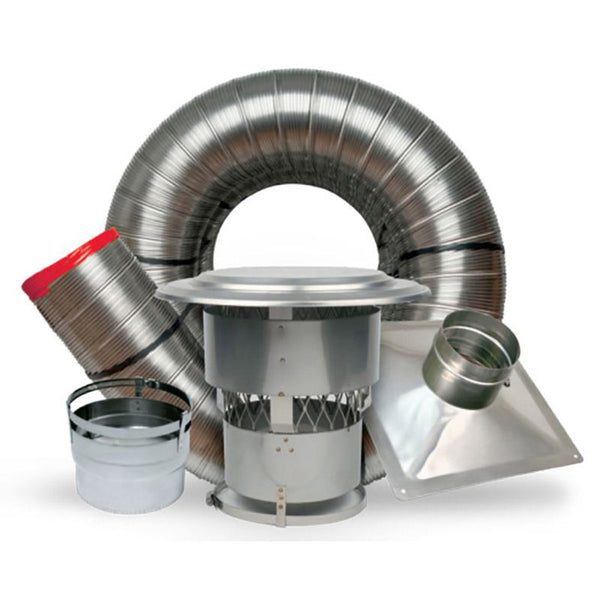 Olympia Forever Flex Chimney Liner Kit 6" - 35' Insert Connector
