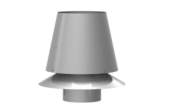 8-inch Anti-Backflow Chimney Cap for Wind Deflection and Smoke Reduction