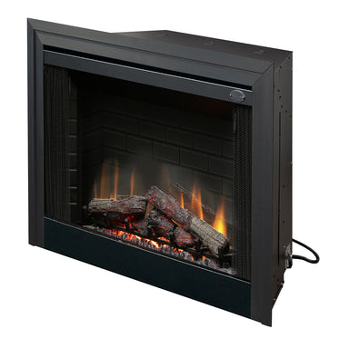 Dimplex 39-inch Deluxe Built-In Electric Fireplace Insert, Realistic Flame & Heater