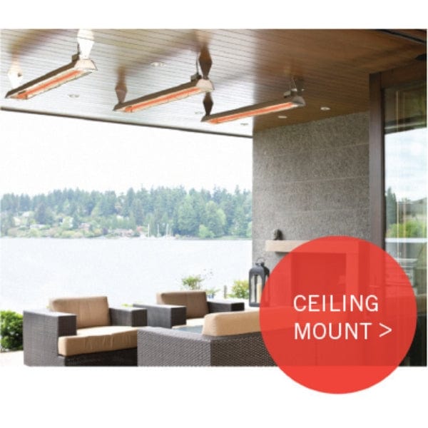 Infratech WD Series 48" Dual Element Ceiling Mount