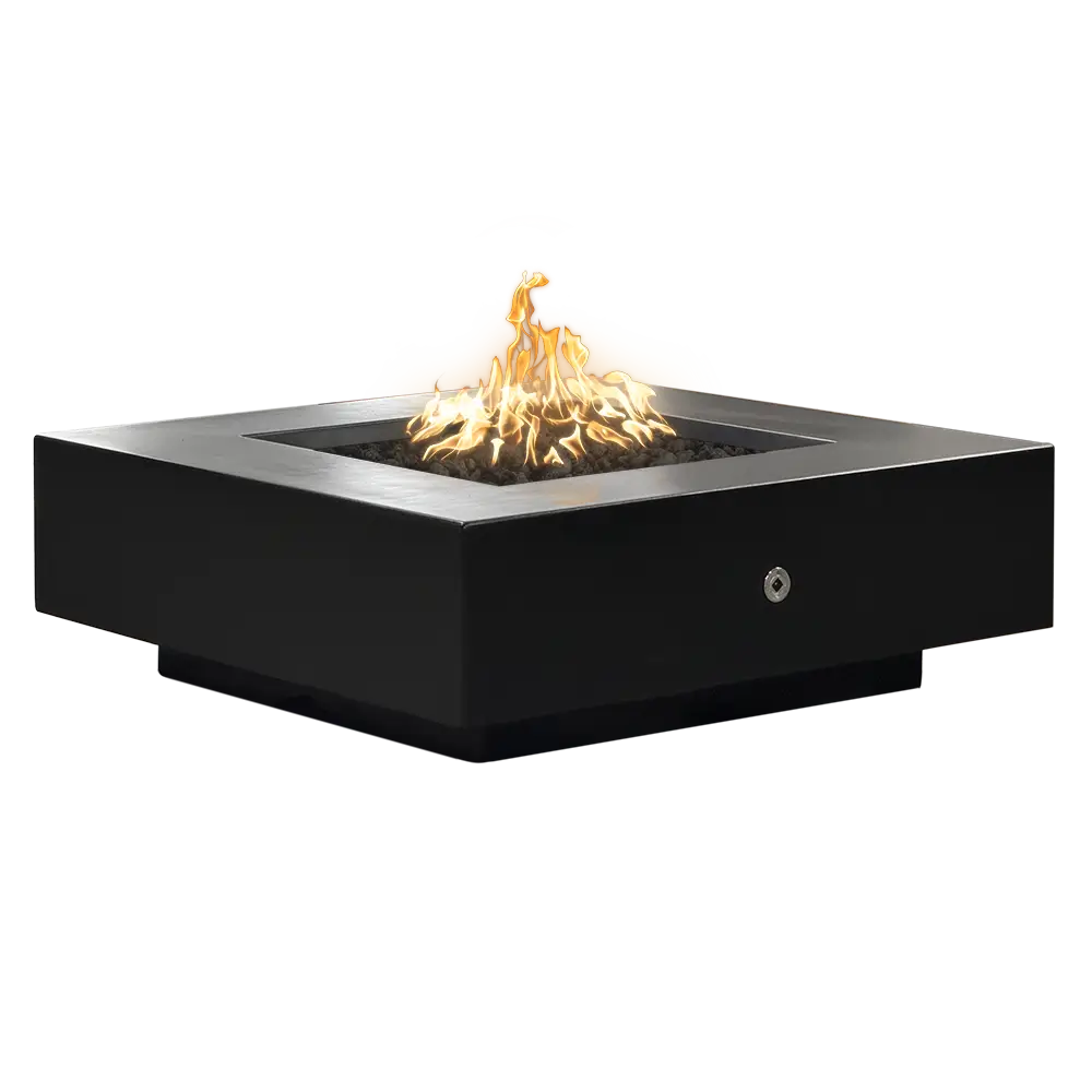 The Outdoor Plus Cabo Square Fire Pit Concrete
