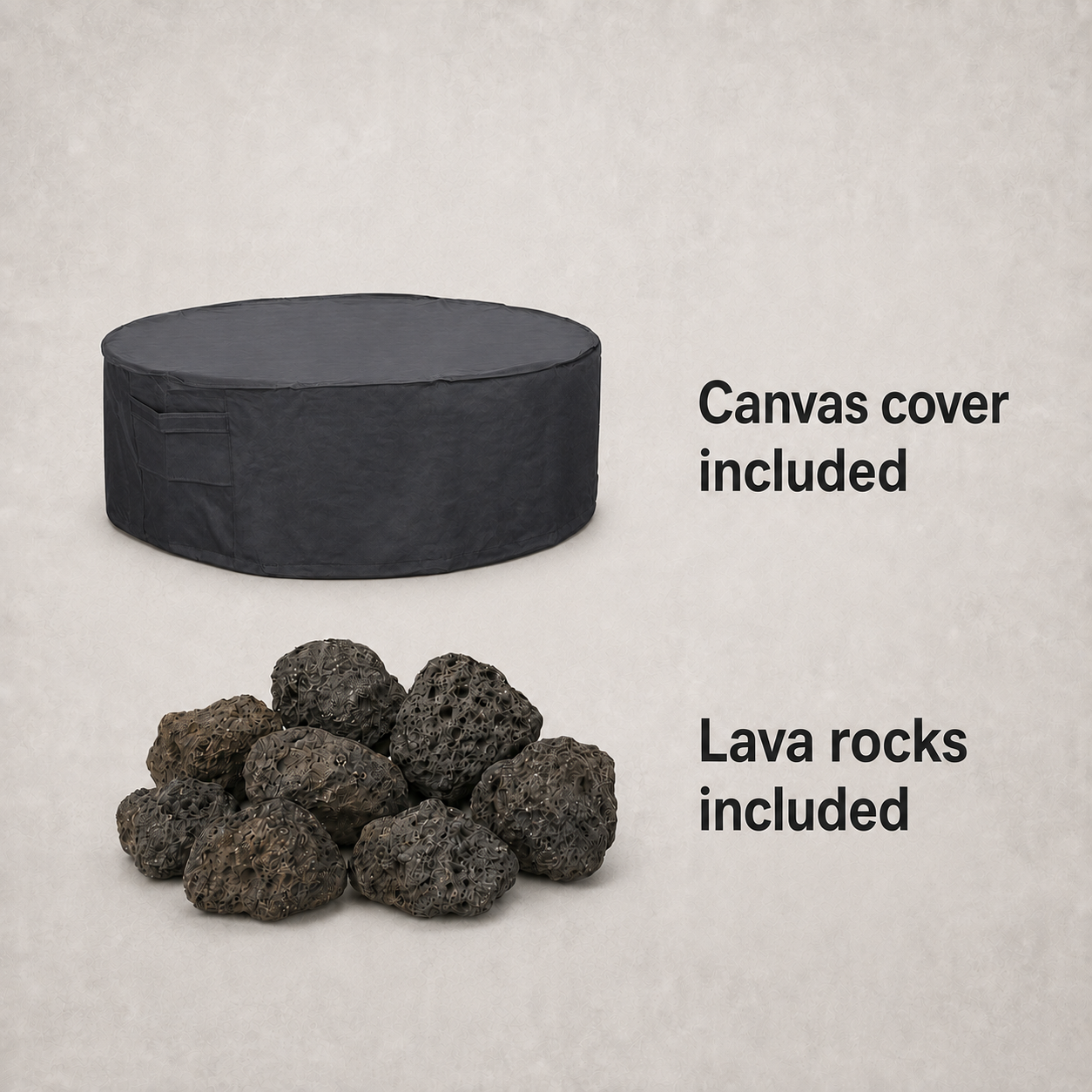 PyroMania Fire Shangri-La Concrete Fire Bowl -  In Stock