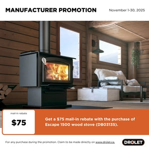 Drolet Escape 1500 Wood Stove DB03135