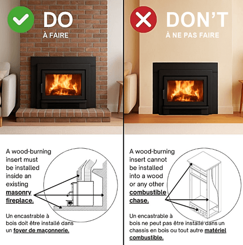 Englander Blue Ridge 150-I Compact Wood Burning Fireplace Insert with Blower