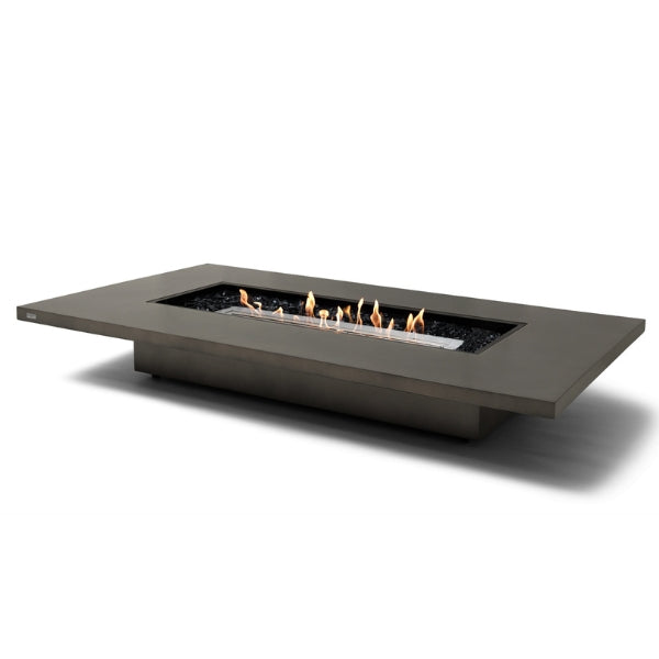 Daiquiri 70 Fire Pit Table Natural in White Background