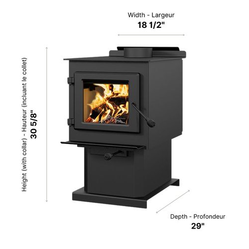 Blue Ridge 100 EPA Certified Wood Stove for Efficient Home Heating