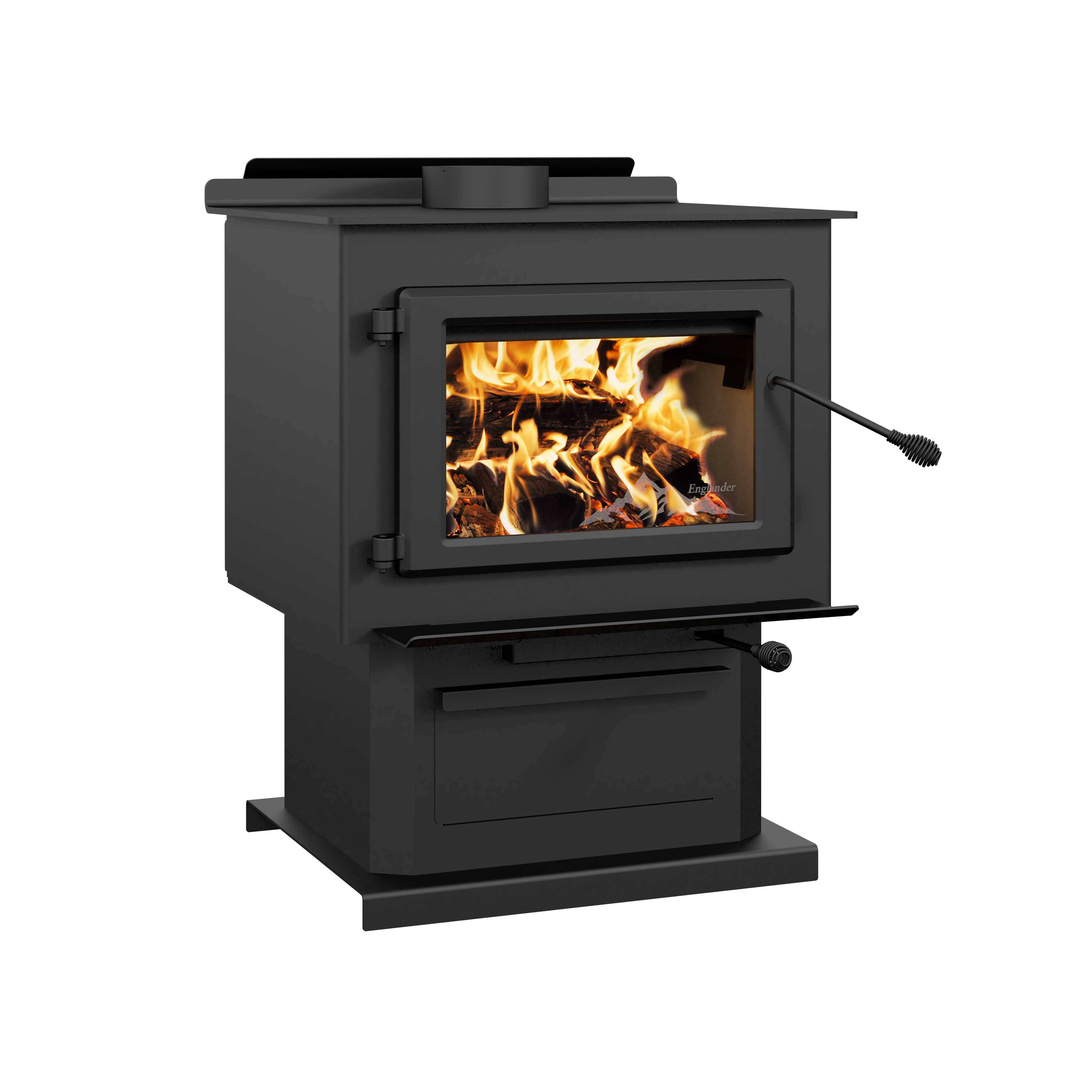 Englander Blue Ridge 300P High-Efficiency EPA Wood Stove Heats Large Spaces