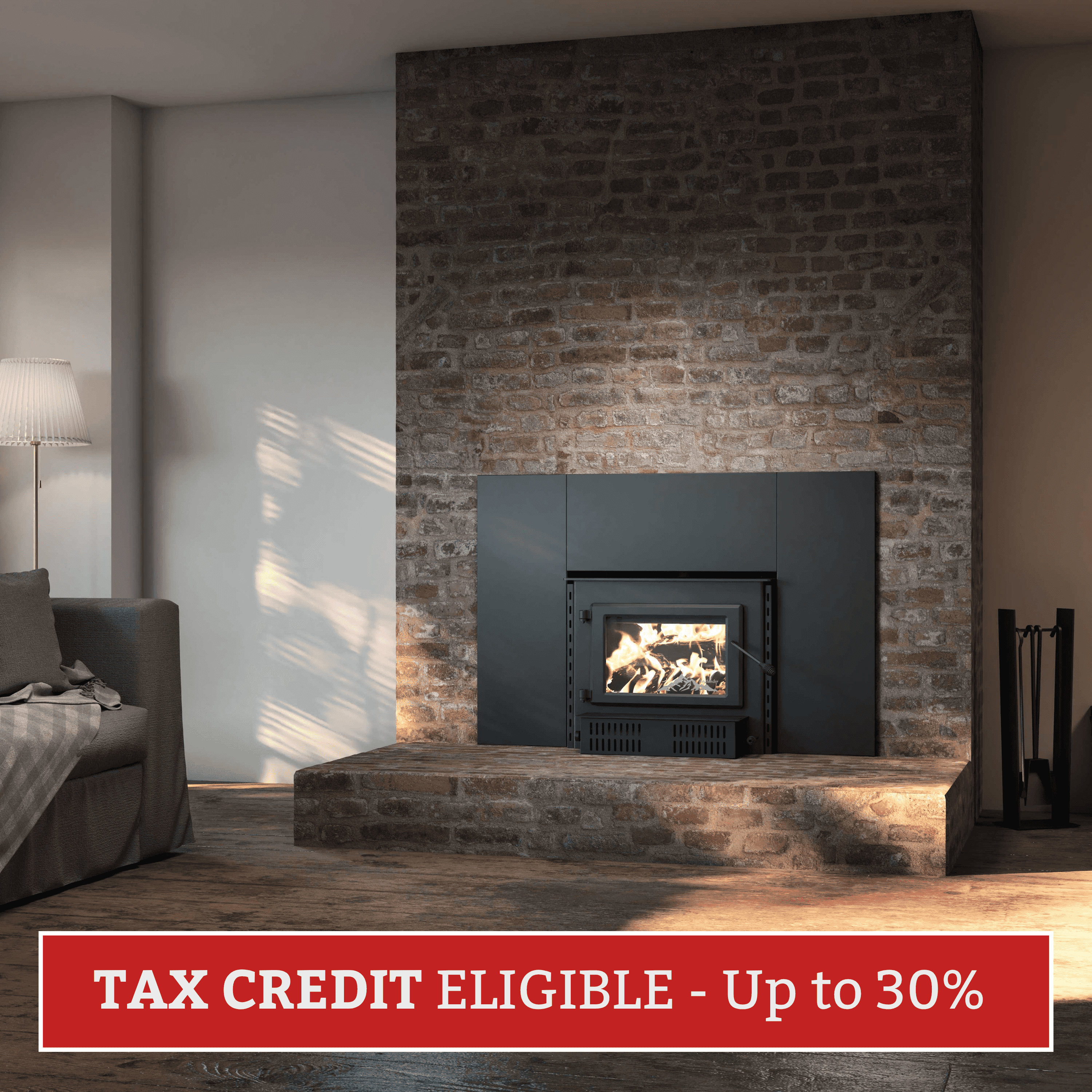 Blue Ridge 300-I EPA Certified High-Efficiency Wood Insert for Masonry Fireplaces