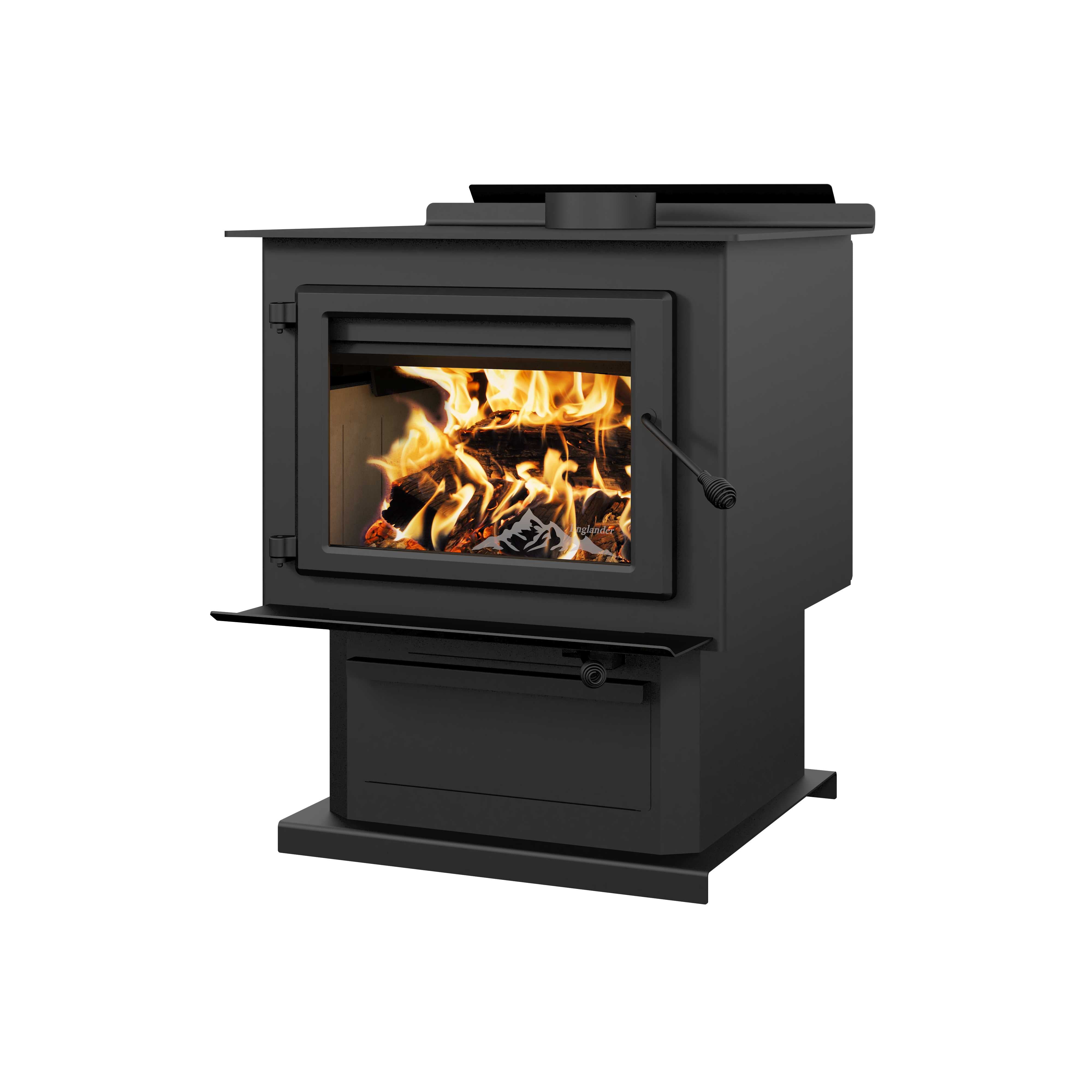 Blue Ridge 500 High-Efficiency EPA Certified Non-Catalytic Wood Burning Stove Heater