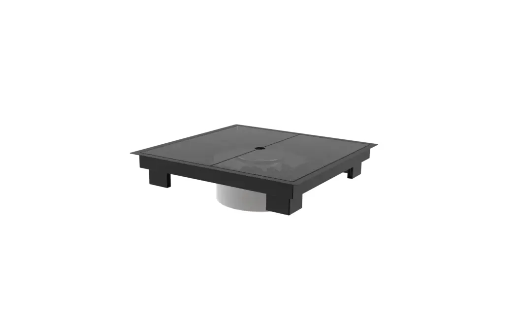 EcoSmart Fire S22 Toughened Glass Cover Plate Transforms Fire Pit Table