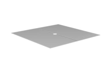 EcoSmart Fire S22 Toughened Glass Cover Plate Transforms Fire Pit Table