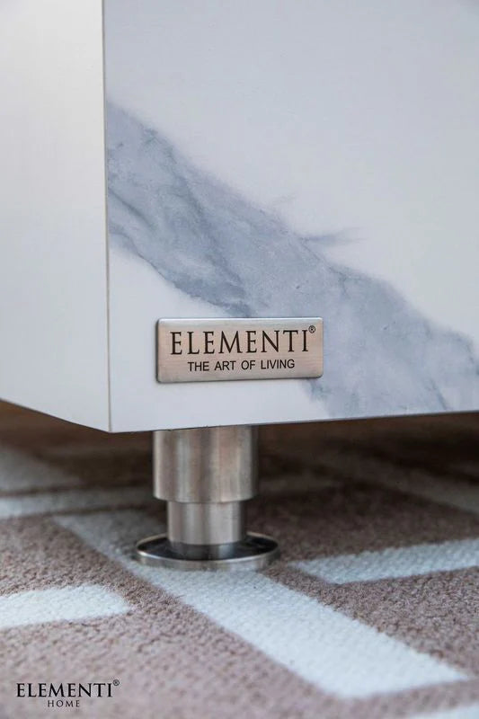 Elementi Home Sofia/Bianco Marble Porcelain Coffee Table