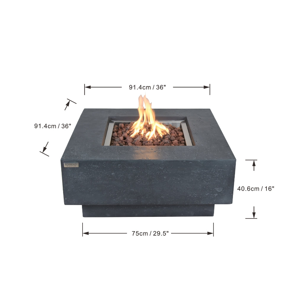Elementi Manhattan Fire Pit OFG103 -  In Stock