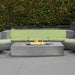 Laguna Pro 72x30 Inch Concrete Fire Pit Table - Modern Outdoor Heater
